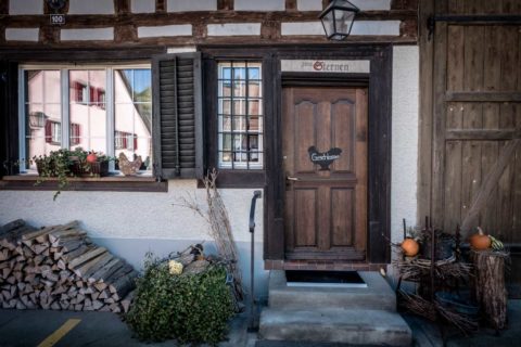 Restaurant Sternen Nussbaumen Tür